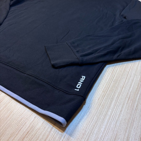 And1 Black Hoodie with Red and Gray Design - Picture 5 of 14